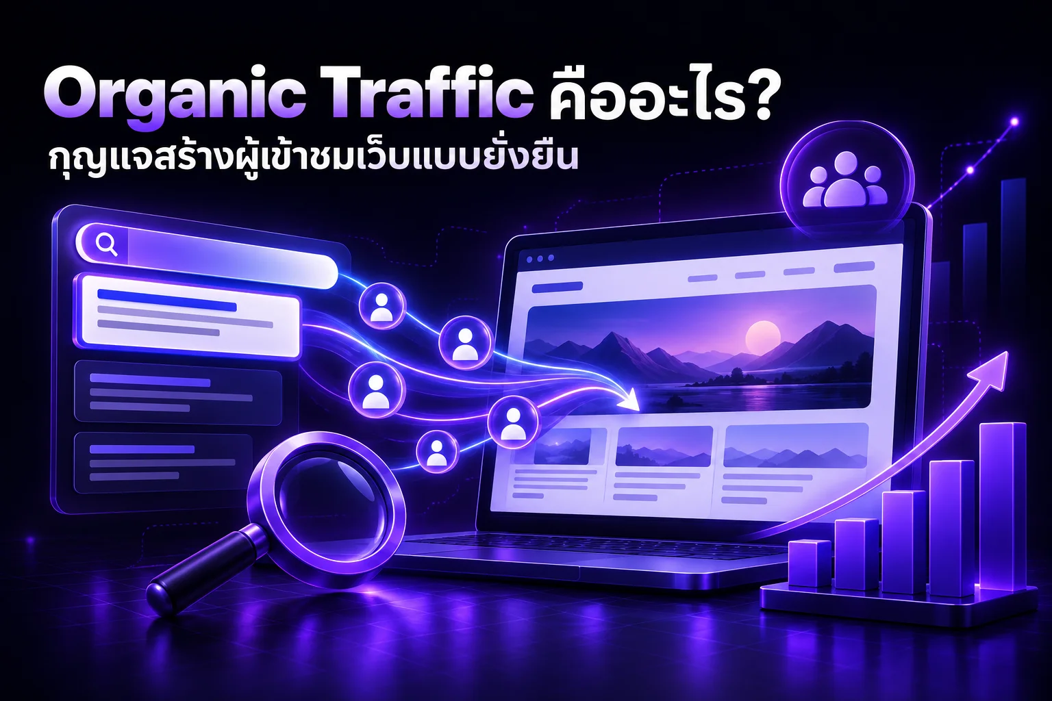 Organic Traffic คืออะไร? กุญแจสร้างผู้เข้าชมเว็บแบบยั่งยืนโดยไม่ต้องจ่ายค่าโฆษณา